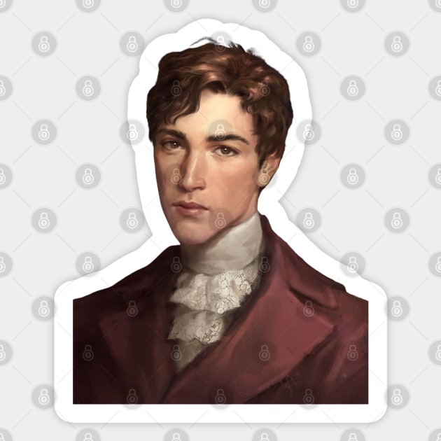 Gavin Hartford Sticker by Sarah Wallace Writer